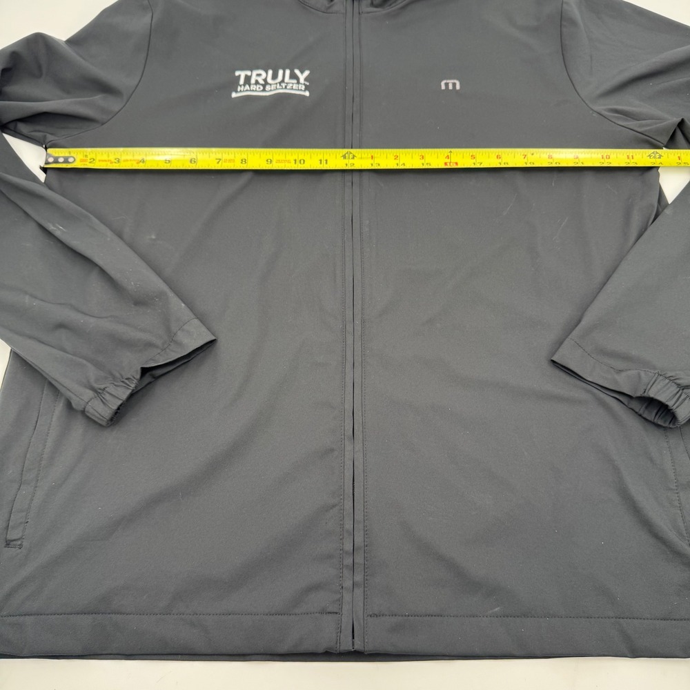 Travis Mathew Windbreaker‎ Jacket Full Zip Truly Hard Seltzer Black XL Golf - Picture 3 of 12